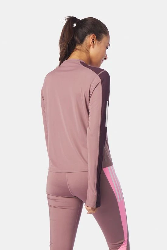 ADIDAS Own The Run Colorblock Long-Sleeve Hardloopshirt Dames 5 ADIDAS Own The Run Colorblock Long-Sleeve Hardloopshirt Dames - Afbeelding 3
