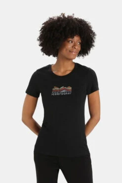 Icebreaker Tech Lite II Mountain Geology T-shirt Dames
