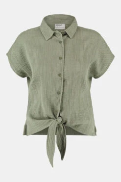 Billie Front Tie Shirt W